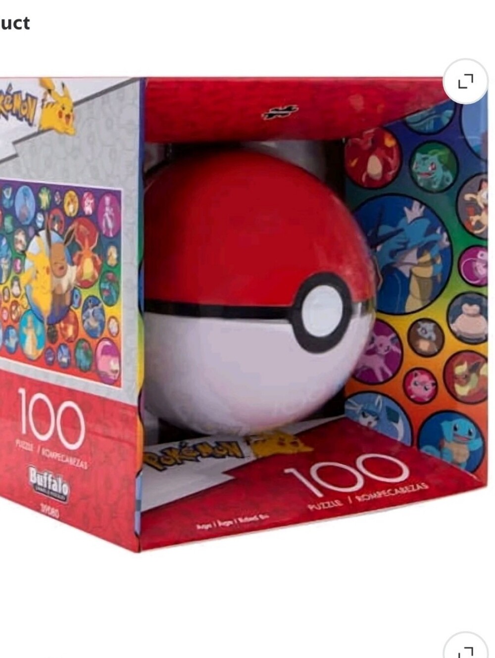 NWT 100 Piece Pokemon Puzzle with Pikachu, Eevee, Blastoise, Charizard & More -